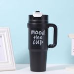 Generic Black 40oz Jumbo Double Wall Stainless Steel Insulated Ice Cup - image 2