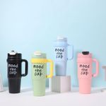 Generic Black 40oz Jumbo Double Wall Stainless Steel Insulated Ice Cup - image 4