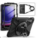 Armor defender back case for Samsung Galaxy tab s10 Fe plus (13.1 inch) - black