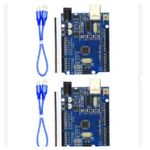 Generic 2pcs UNO R3 Official ATMEGA16U2+MEGA328P Chip For ARD_UNO R3 Development board + USB CABLE
