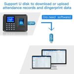 product_image_name-Genetic- Fingerprint Time Attendance Clock Machine Identification With Inbuilt Battery-3