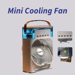 Generic Five-Hole Spray Fan Humidifying Refrigeration Air Conditioner Usb Fan - image 2