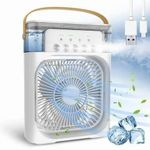 Generic Five-Hole Spray Fan Humidifying Refrigeration Air Conditioner Usb Fan - image 3