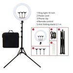Generic Ringlight LED 18 Inches 45cm - Ring Light Stand(EXTRA LARGE 45CM) - image 2