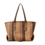 Fashion Multicolor Stripe Canvas Bag - image 3