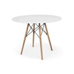 Generic Luxury Dinning Round Table AND  2 Transparent Chairs - image 3