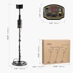 Generic SMART SENSOR AR944M Underground Metal Detector Main Control Unit Gold Digger Treasure Hunter Tool Battery Finder 10 Inches