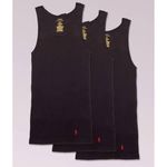    Non-returnable Unique beaute 3 In1 Singlets Men Underwear - Black