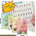 Generic Sank Magic Practice Copybook Age 3+ For Preschools - 4 In 1