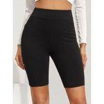 Blida Thick Black Biker Short For Women