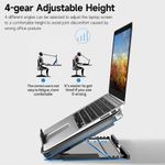 product_image_name-Generic-Q100 2-fan Laptop Cooling Stand 6-level Adjustable Height Laptop Cooling Pad Stand, Laptop Cooler with 2 Silent Fans for 10-15.6 Inch Laptops,6 Levels of Height Adjustable Wind Speed with  (Black)-4