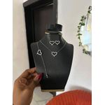 Steel Love nontarnish stone set
