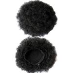 Generic Hair Bun Black (Full) Afro Bun/Pony - image 3