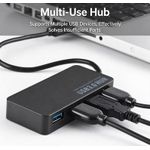 Generic Usb port splitter 4 port usb3.0 plug and play for student laptop flash disk - image 4