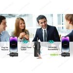 product_image_name-General-3-in-1 Wireless Lavalier Microphone Set Dual Mics + 1 Receiver Plug & Play Noise Reduction-2