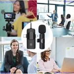 product_image_name-General-3-in-1 Wireless Lavalier Microphone Set Dual Mics + 1 Receiver Plug & Play Noise Reduction-3