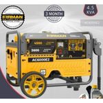 SUMEC FIRMAN 4.5KVA GENERATOR (AC6000E2) WITH 100% COPPER COIL AND BUTTON STARTER AND TIMER SWITCH