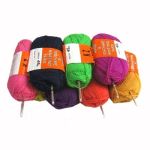 8 Pieces Colorful Knitting Yarn + 6 Crochet Pins