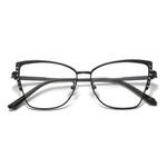 ONIBENZ Women's Black Frame Photochromic+ Anti-Blue Light Cat Eye Glasses - image 3