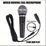 Generic Wired Microphone - Plug In. Speak Loud. Sound Perfect.