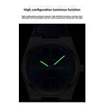 product_image_name-POEDAGAR-Super High Quality Stainless Steel & Black Leather Wristwatch - Water Resistant-2