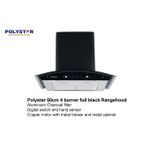 Polystar 60CM  4 Burner Range Hood/ Heat Extractor