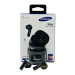 Samsung K66 Bluetooth wireless earbuds.