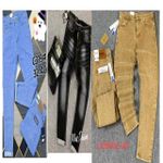 3in1 Trendy Stock Blue And Brown Jean For Men