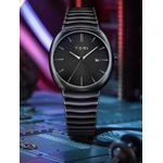 Tomi Black Dial Black Bracelet Strap Watch - image 2