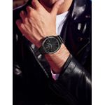 Tomi Black Dial Black Bracelet Strap Watch - image 4