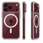 Generic iPhone 18pro max Anti- yellowing Clear Protective Transparent Black MagSafe Case