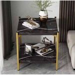 Square coffee table black