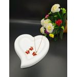  Butterfly beautiful Necklace for Ladies without the heart shape