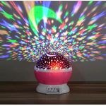 Star Master rotating LED starry sky and moon night light projector