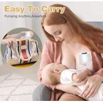 product_image_name-Generic-Wearable Hands Free Electric Breast Pump Silent, Breast Pump Baby Bottle - White-4