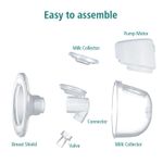 product_image_name-Generic-Wearable Hands Free Electric Breast Pump Silent, Breast Pump Baby Bottle - White-6