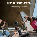 product_image_name-MK-® Wireless Bluetooth Portable Speaker 15W Stereo Sound With Flashlight, TWS Surround Pairing, Lightweight For Party Outdoor Camping-6