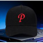 Adjustable Trendy Casual Sporting Face Cap: Black 