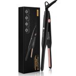 product_image_name-Generic-Hair Straightener, Pencil Straighteners for Short Hair, Portable Mini Straighteners for Woman and Man, 4-Step Temperature Setting Fast Heating Small Straightener-4