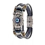 product_image_name-Fngeen-Luxury Unisex Bracelet Date Wristwatch With Bracelet- Black-2