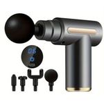 Generic Electric Handheld Massager Gun Neck Vertebra Back Muscle