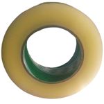 Roll of clear packaging tape   