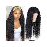 Long Curly Headband S 20 Inches Water Wave C Kinky Curly