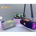 product_image_name-T&G-T&G-437 Blue Tooth Waterproof Portable Speakers With LED Light BT Stereo Bass Woofer (GREY)-3