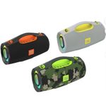 product_image_name-T&G-T&G-437 Blue Tooth Waterproof Portable Speakers With LED Light BT Stereo Bass Woofer (GREY)-5