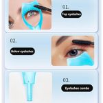 product_image_name-Generic-3PCS Plastic Makeup Upper Lower Eye Lash Mascara Applicator Guard With Lah Comb Eyelashes Curlers Applicators-6