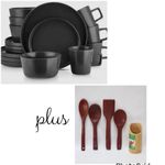 product_image_name-Generic-16 pcs Quality Dinner Set Plus Cooking Spatula Set-1