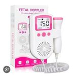 Portable Fetal Doppler Baby Heartbeat Monitor - Handheld Pregnancy Monitor