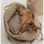 product_image_name-TD-Luxury Pet Carrier Handbag - Brown-1