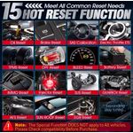 Kingbolen KINGBOLEN S800 OBD2 Scan Tool | Professional Car Fault Code Reader with 15 Reset Services - image 4